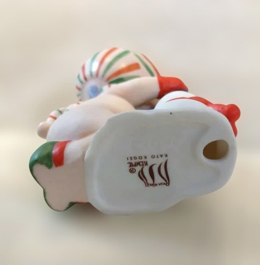 陶器 置物 ローズオニール　キユーピー　ビスクドール　3点セット