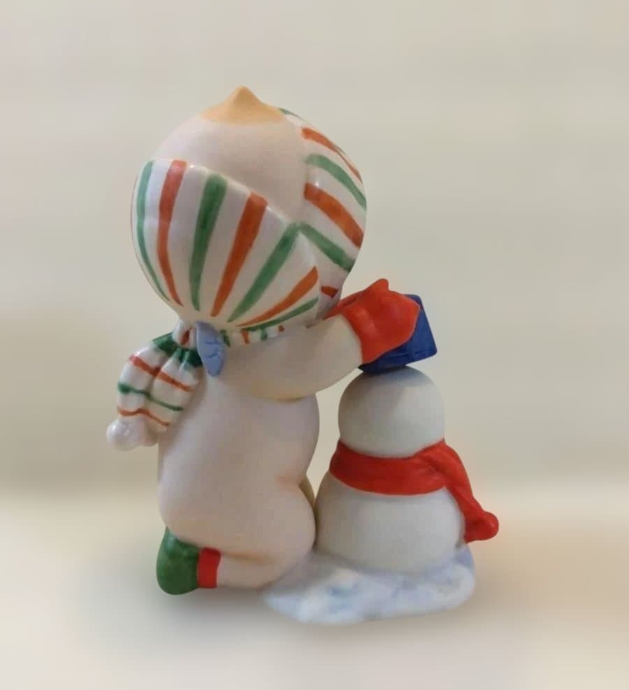 陶器 置物 ローズオニール　キユーピー　ビスクドール　3点セット