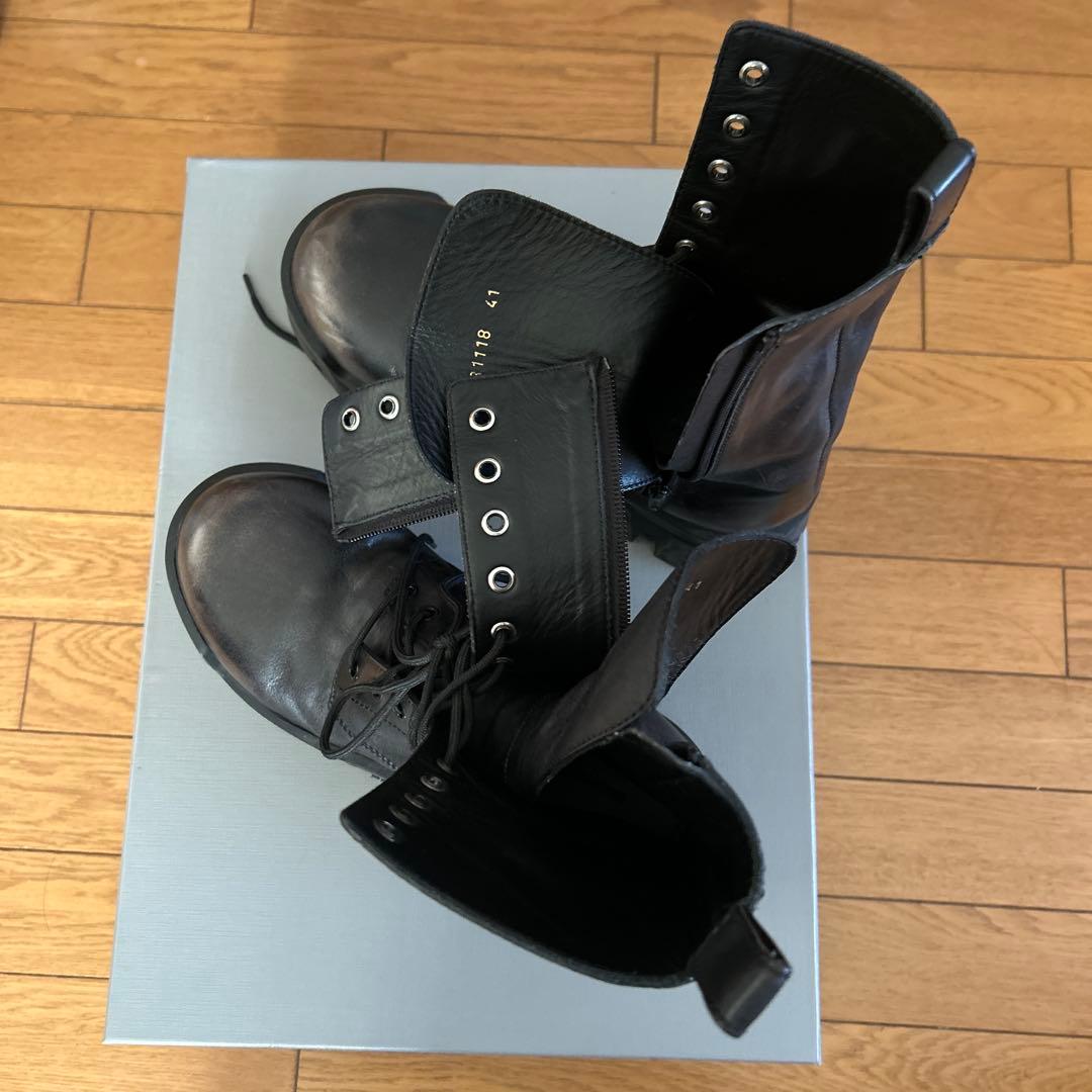 靴 balenciaga faded bulldozer boots 41