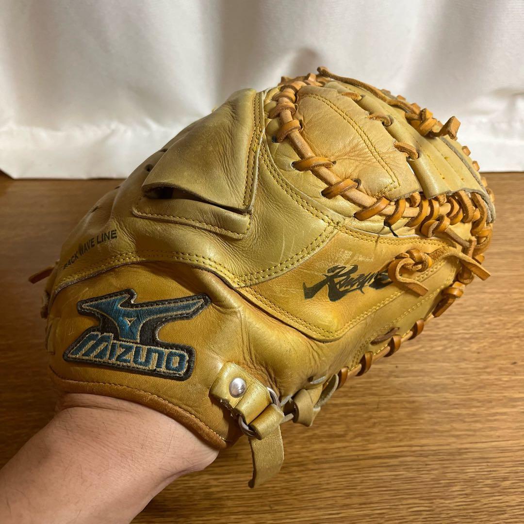 ミズノ ビューリーグ 一般軟式 キャッチャーミット 横型 良品 HG-3