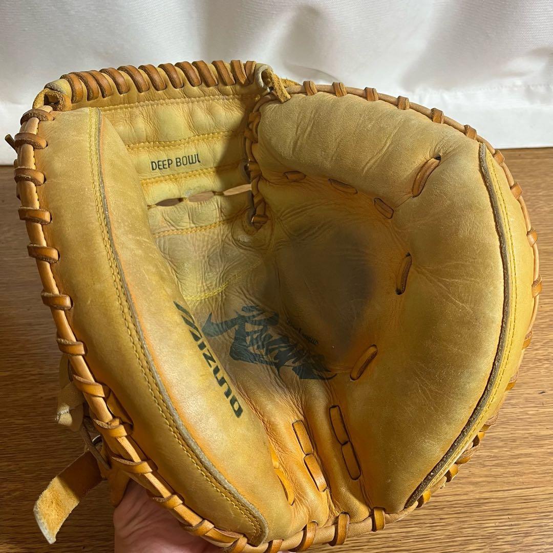 ミズノ ビューリーグ 一般軟式 キャッチャーミット 横型 良品 HG-3