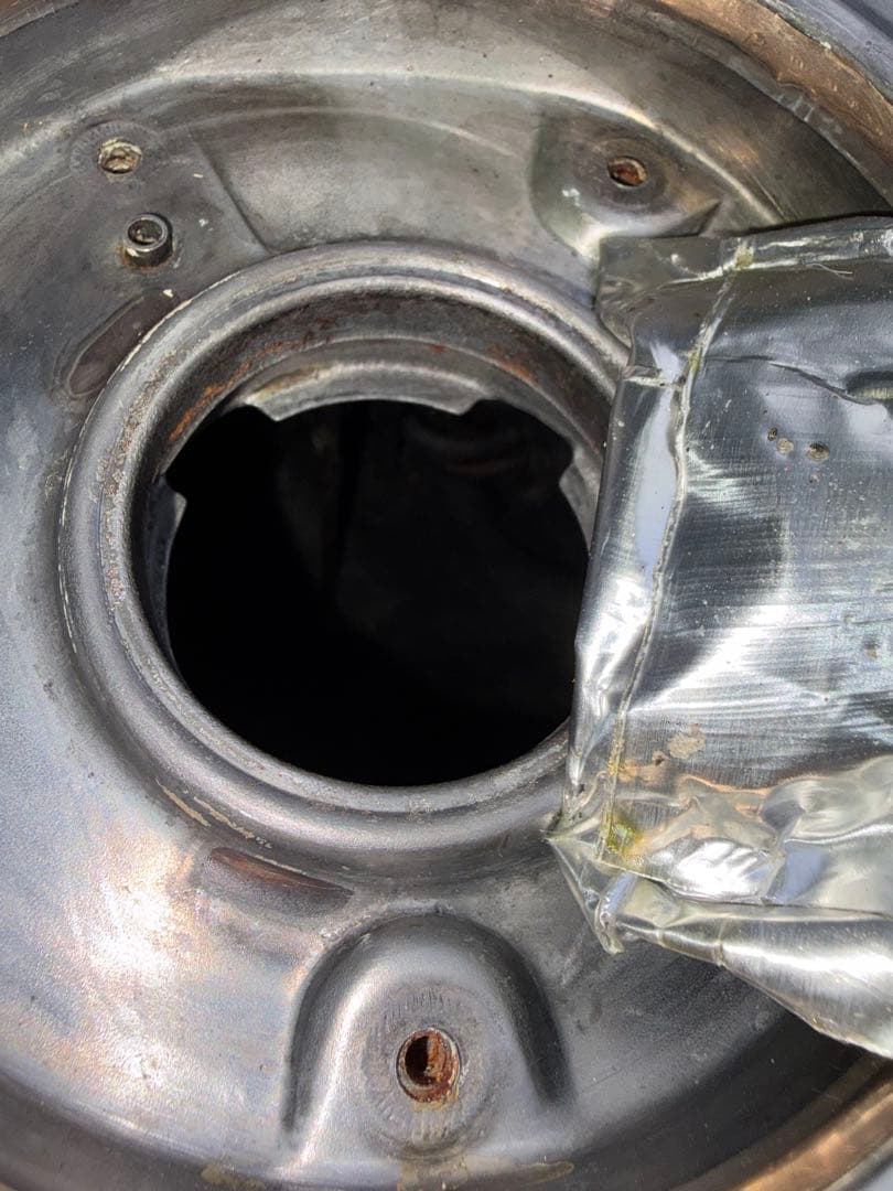 HONDA CBR250R MC19ハリケーン 純正タンク塗装用 錆び取り済み