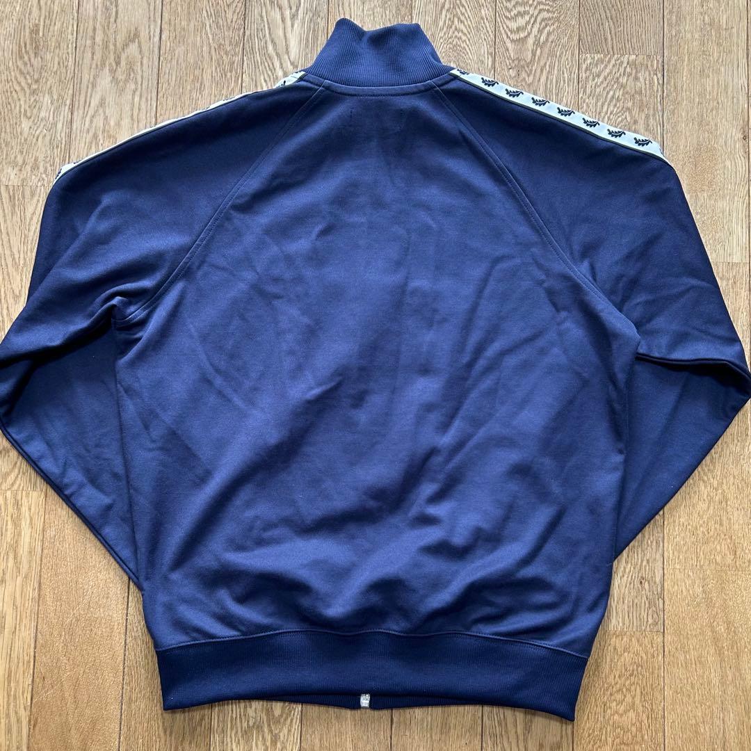 【希少・ポルトガル製】フレッドペリー トラックジャケット 紺 M サイドライン