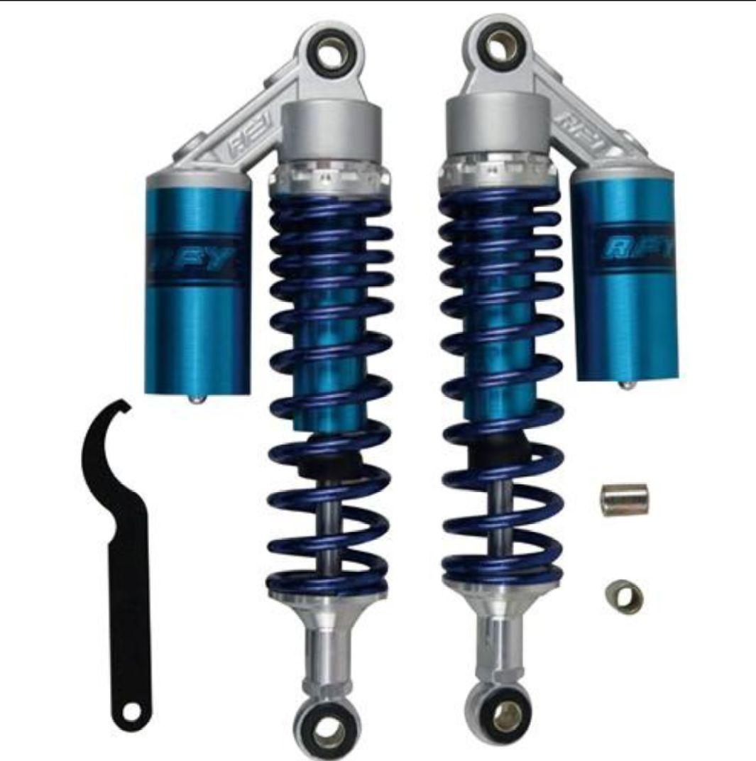 リアサスペンション 青 銀 2個セット