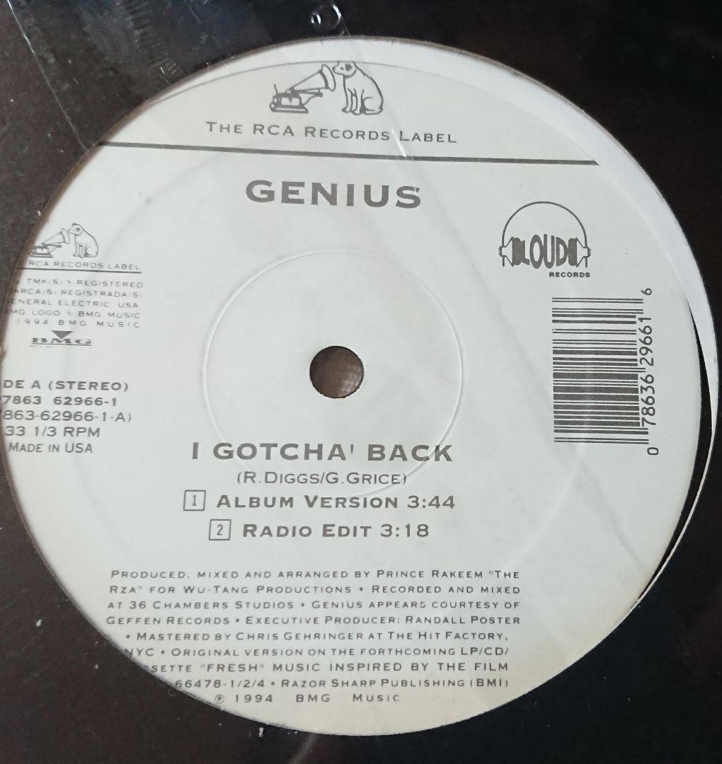 未開封 新品 シールド GENIUS GZA WU-TANG CLAN