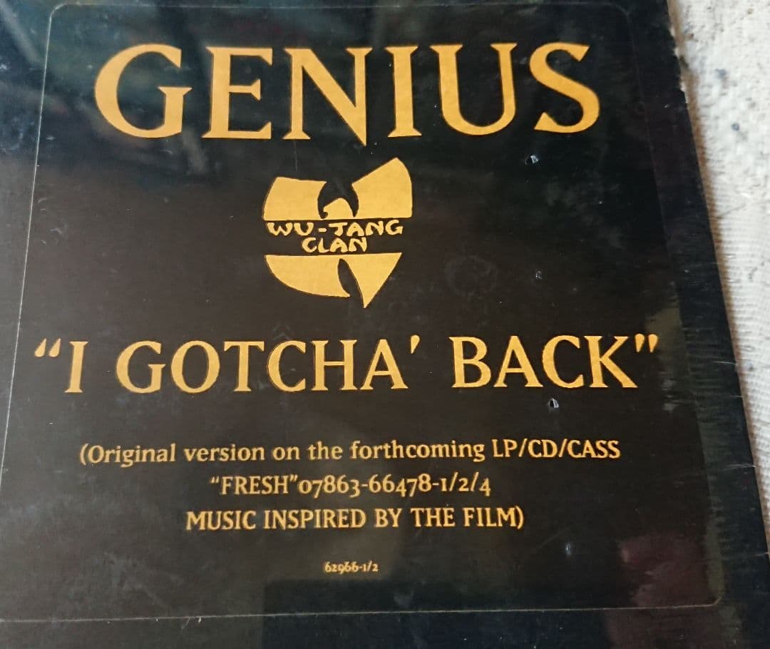 未開封 新品 シールド GENIUS GZA WU-TANG CLAN