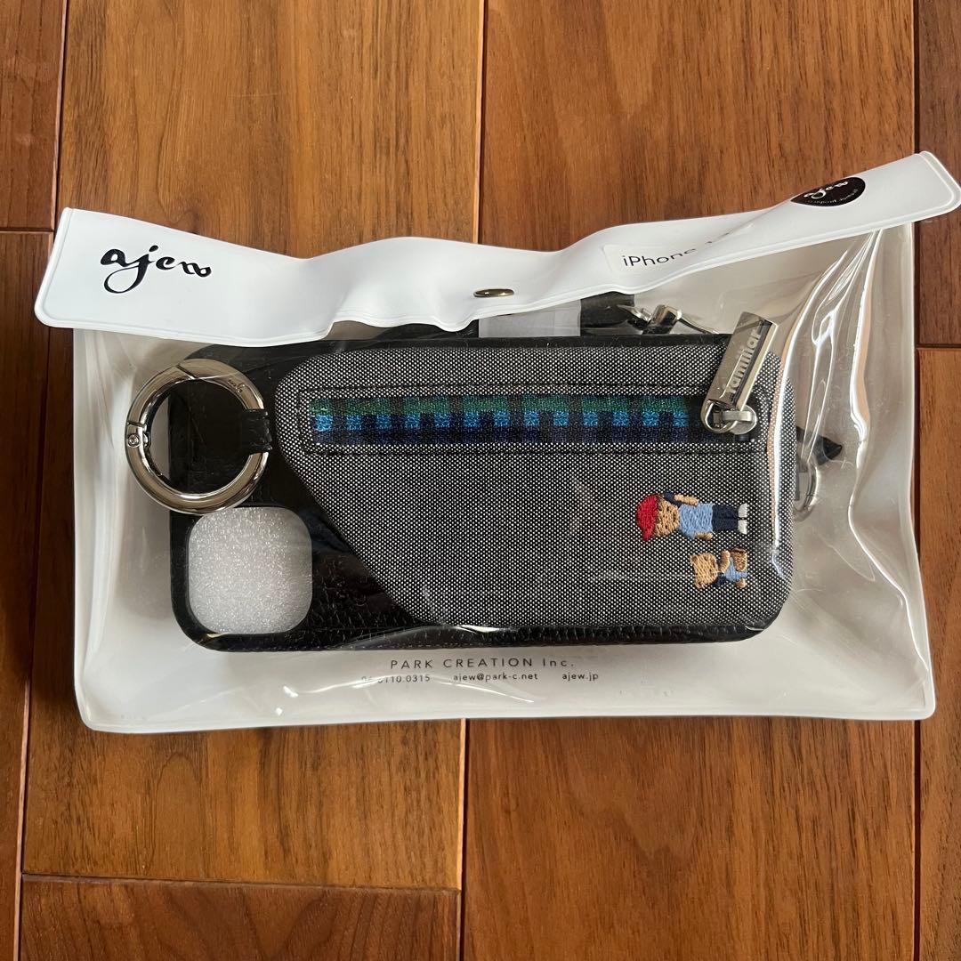 値下げ！新品・未使用品　ファミリア　ajew　コラボ　iPhone13ケース