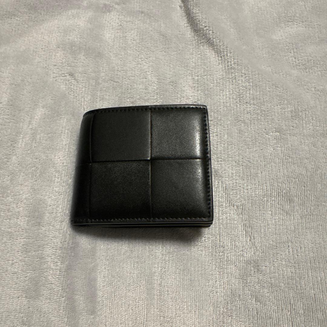 BOTTEGA VENETA ブラック 二つ折り財布
