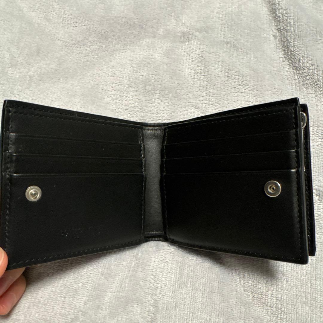 BOTTEGA VENETA ブラック 二つ折り財布