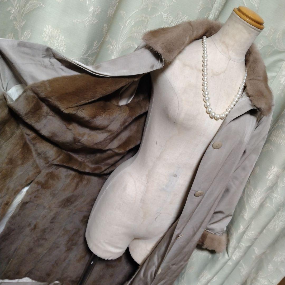 新品未使用✩3way✩ミンク＆ウィーゼルミンク✩ファーコート✩軽い