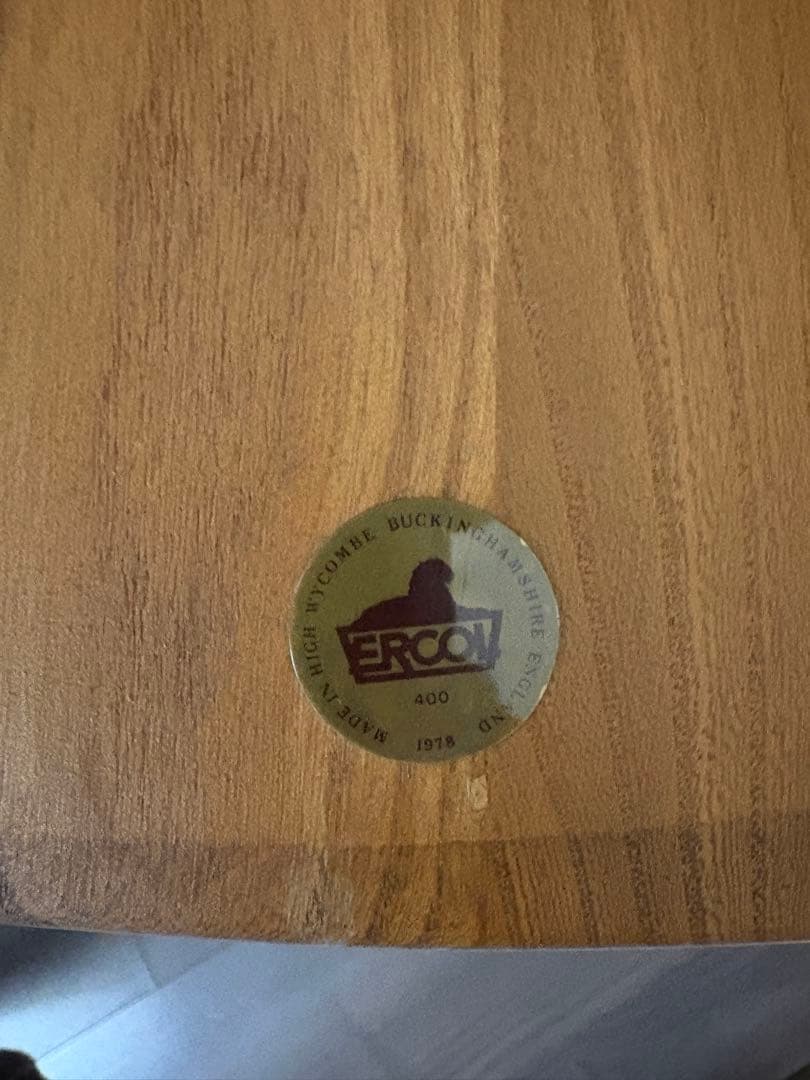 【美品】アーコール　フープバックチェア　ヴィンテージ　ERCOL 4本