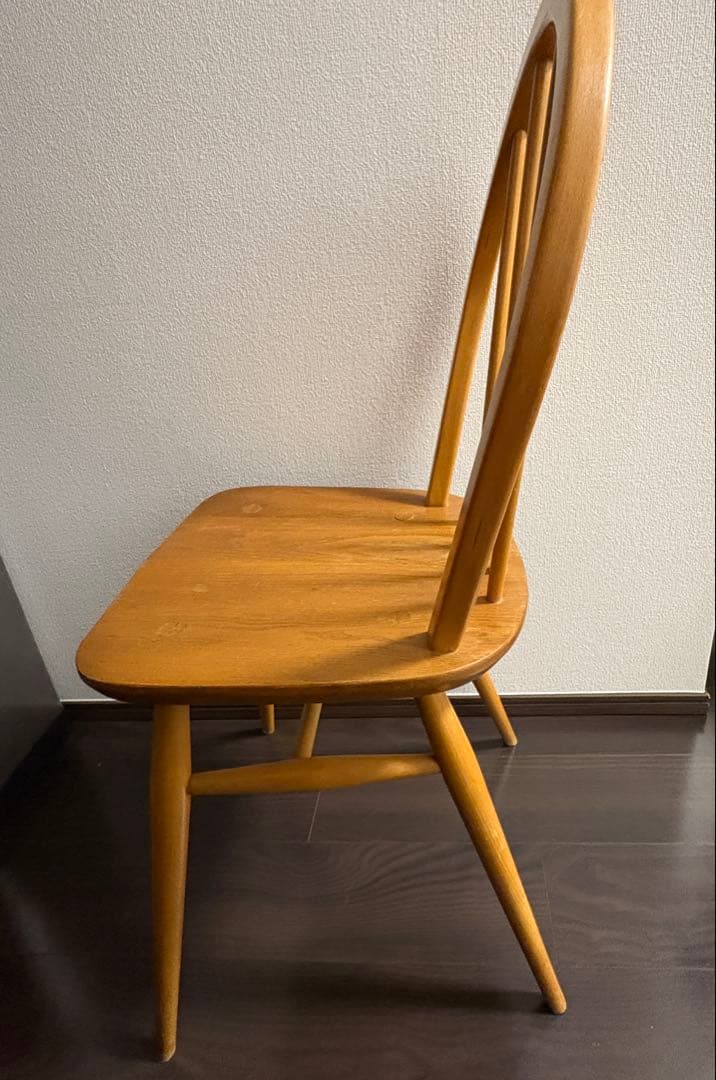 【美品】アーコール　フープバックチェア　ヴィンテージ　ERCOL 4本