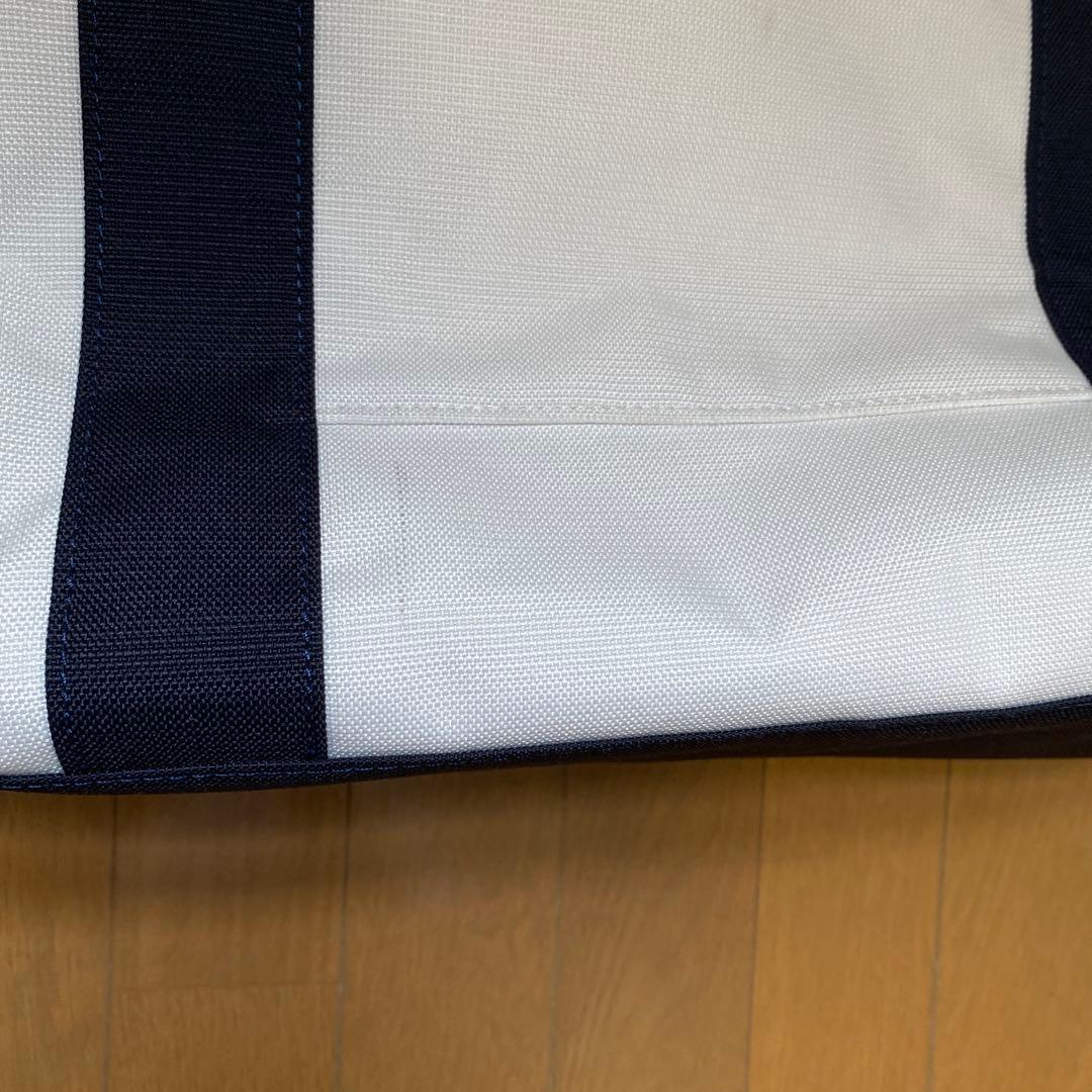 ジャックバニーロッカーバッグ、ネイビー/白