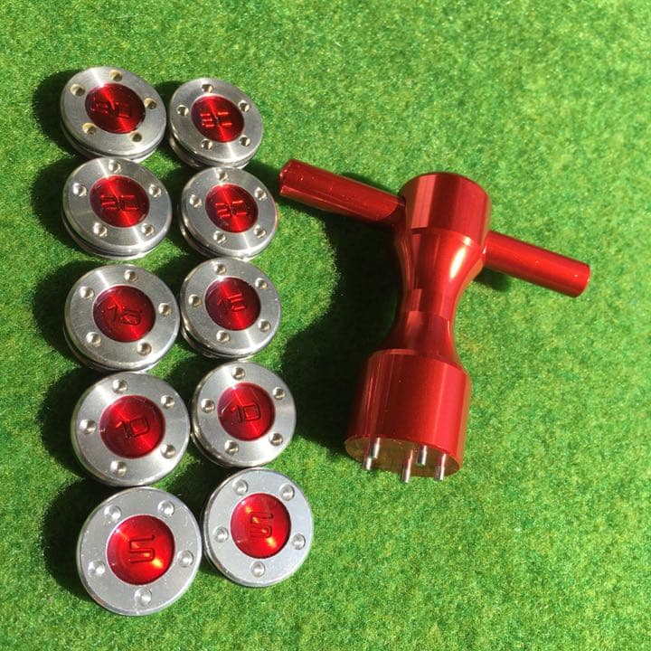 赤一色 ウェイト5種&Ｔレンチセット スコッティキャメロン用