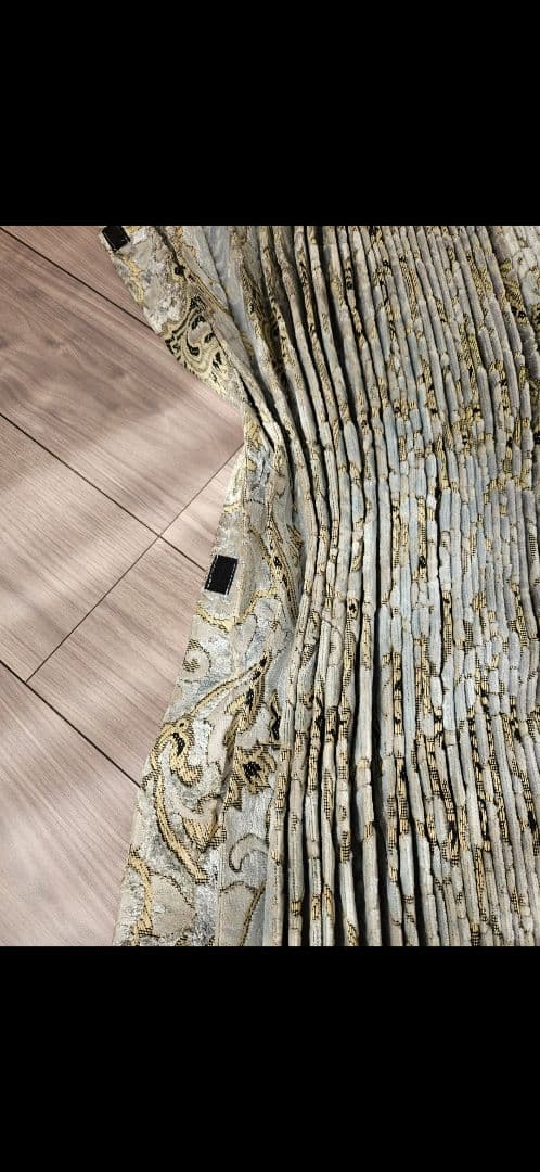 金華山　モンブランローズ シルバー　仮眠カーテン　プリーツ　トラック　雅