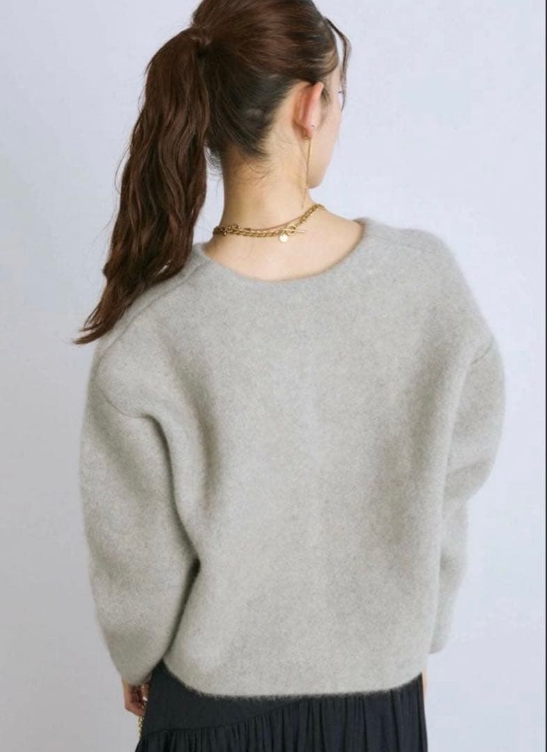 【2/1まで/チョコ様】ハイクオリティウール接結ジャケットカーディガン