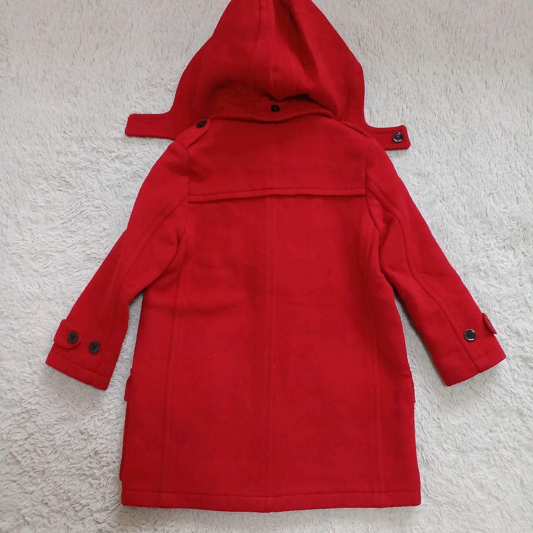 バーバリー　キッズダッフルコート　メガチェック　ホースロゴ　牛革トグル