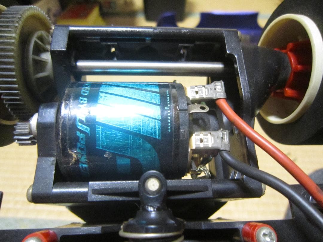 摩天楼 1/10 タミヤ Cカー 激レアモーター＆外箱付属 新品ボディ