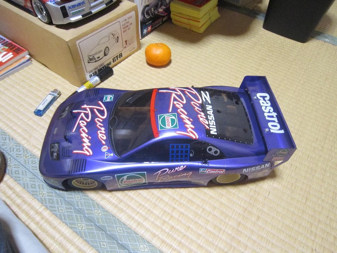 摩天楼 1/10 タミヤ Cカー 激レアモーター＆外箱付属 新品ボディ