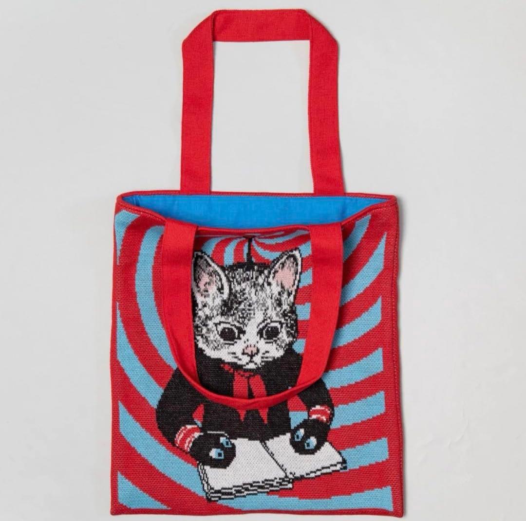 レア！ヒグチユウコ/ボリス雑貨店/編み物堀ノ内/ニットトートバッグ