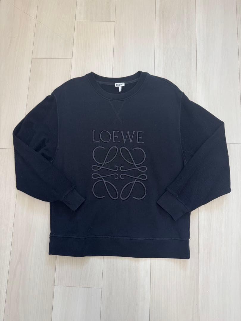 LOEWE ブラック トレーナー Sサイズ