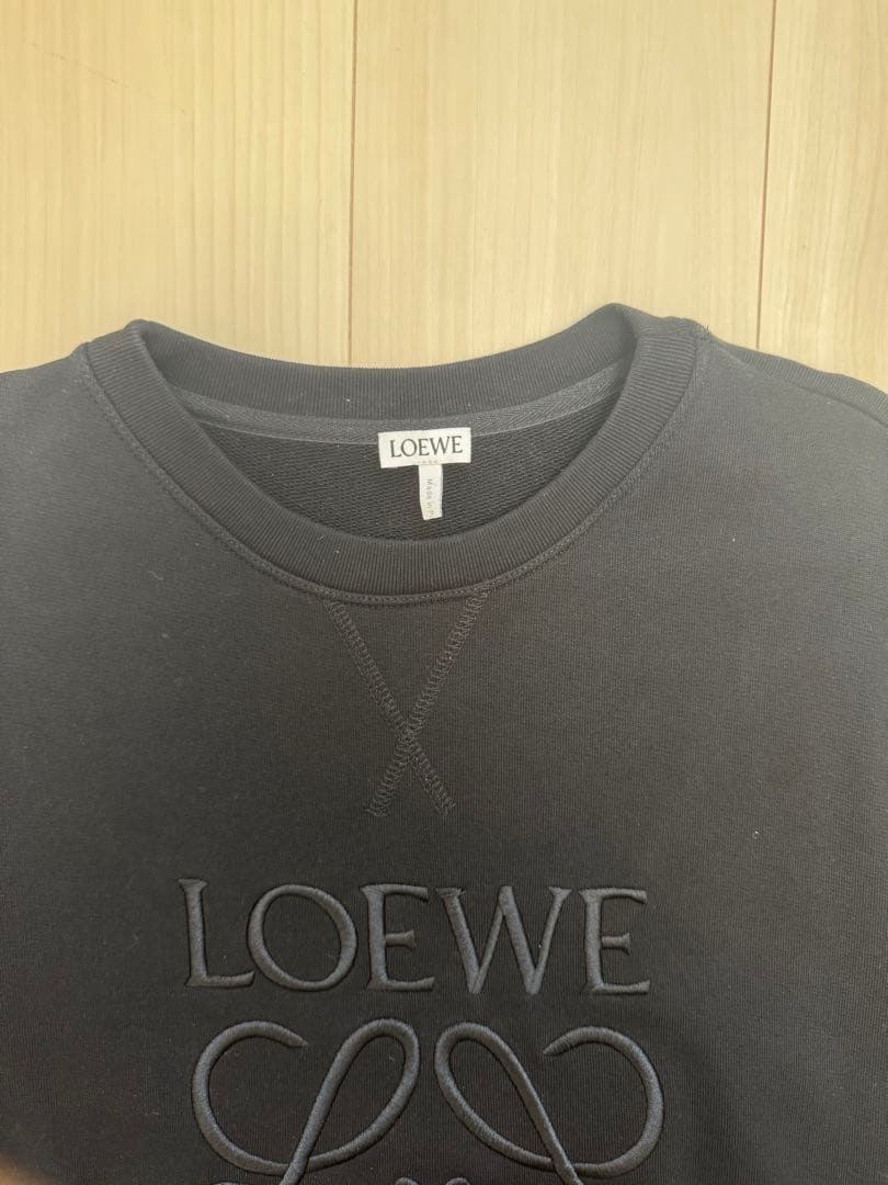 LOEWE ブラック トレーナー Sサイズ
