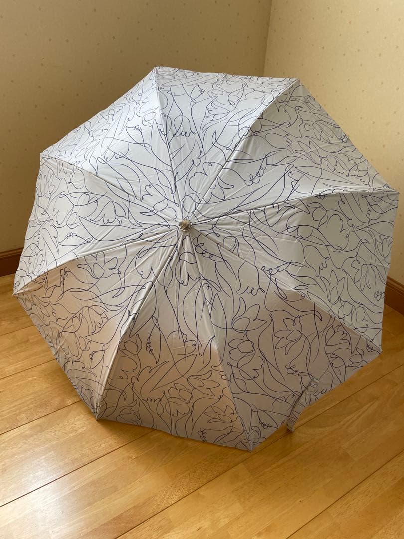 フワクール ホワイト Fuwacool 折り畳み 日傘 1級遮光 晴雨兼用