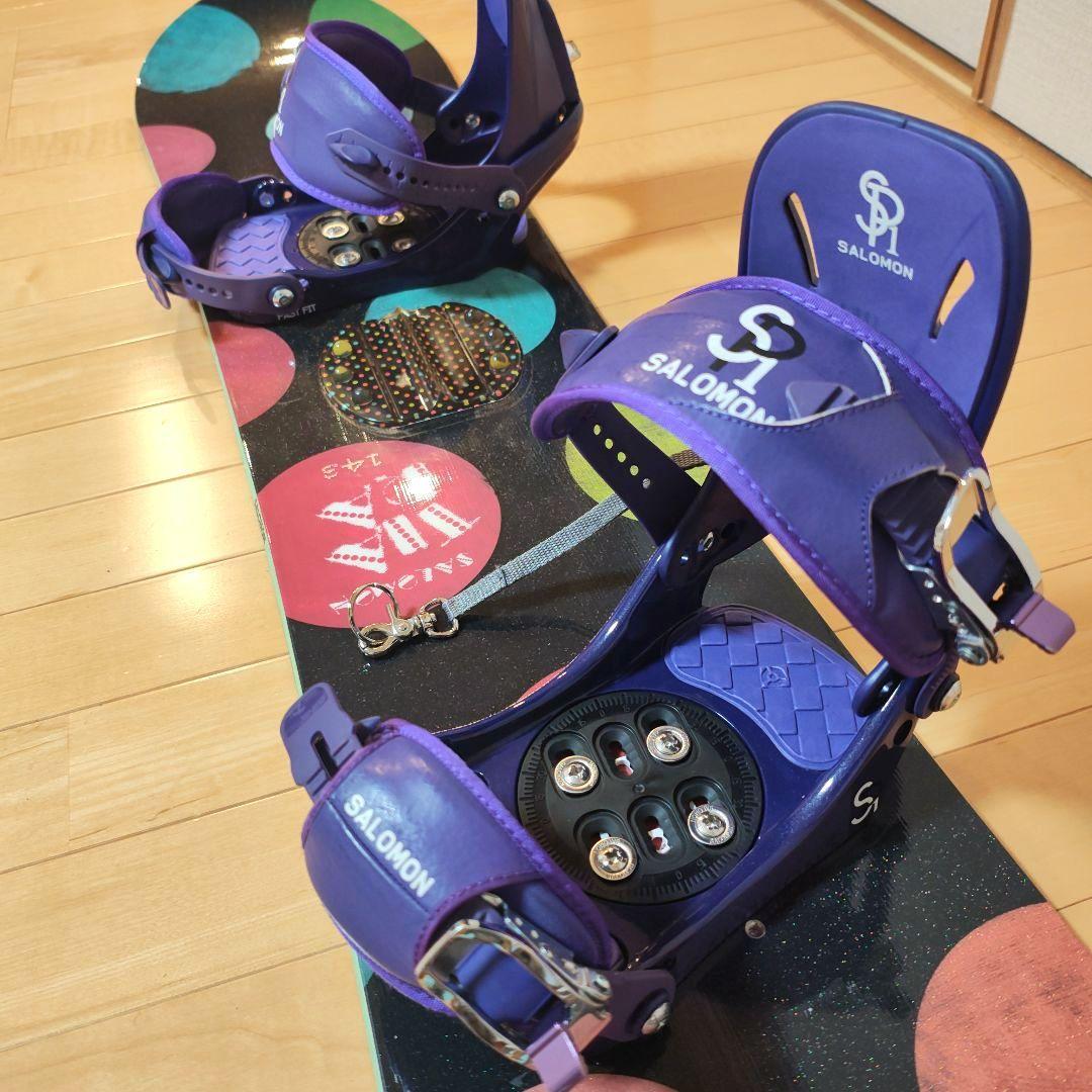 スノーボード 板 バインディング セット　レディース SALOMON サロモン