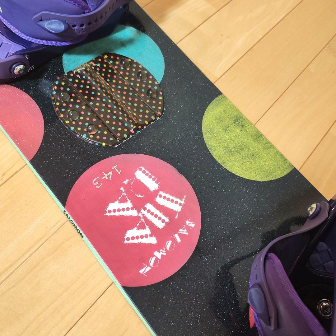 スノーボード 板 バインディング セット　レディース SALOMON サロモン