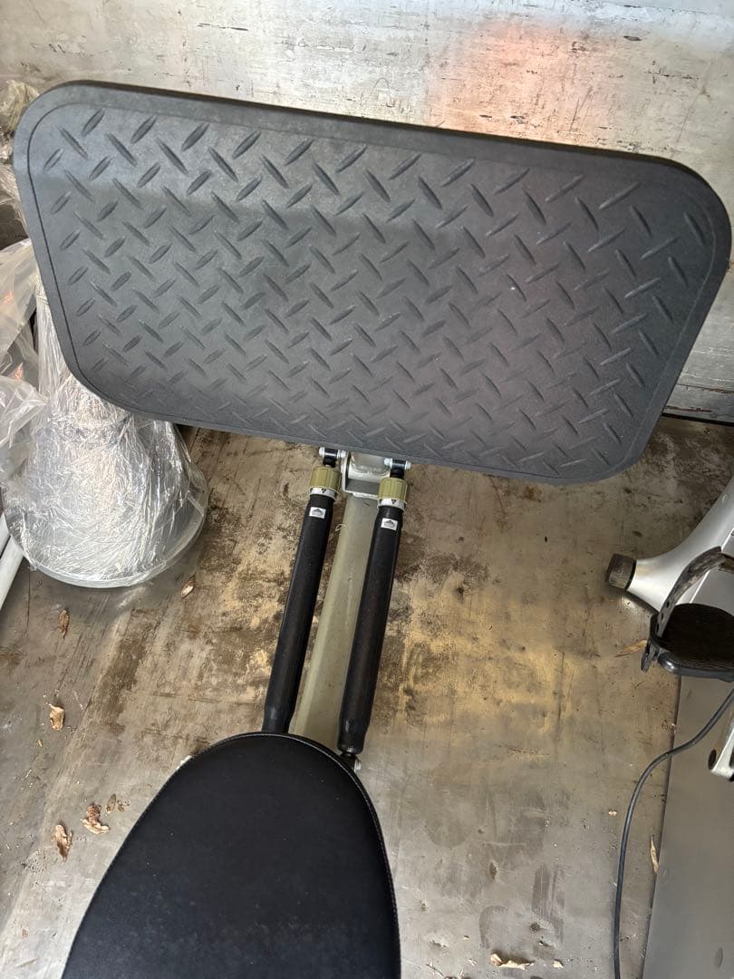 調整可能トレーニングベンチ グレー