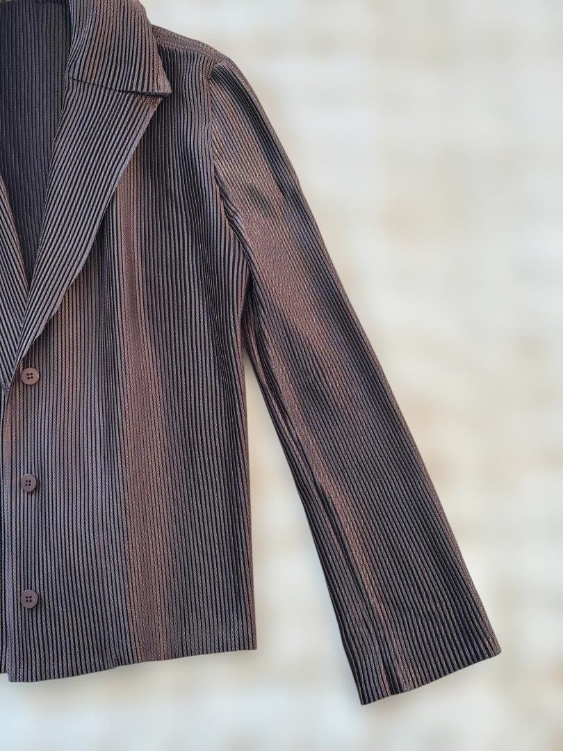 [希少] ISSEY MIYAKE　しっかりとしたプリーツ ジャケット