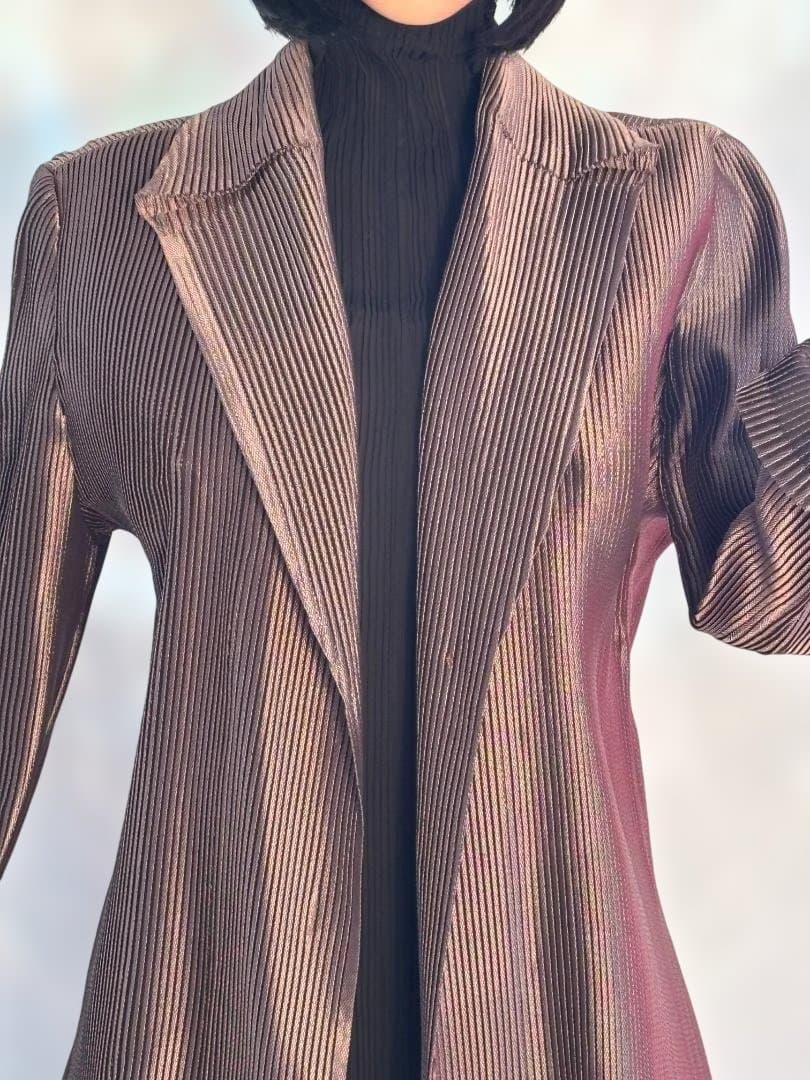 [希少] ISSEY MIYAKE　しっかりとしたプリーツ ジャケット