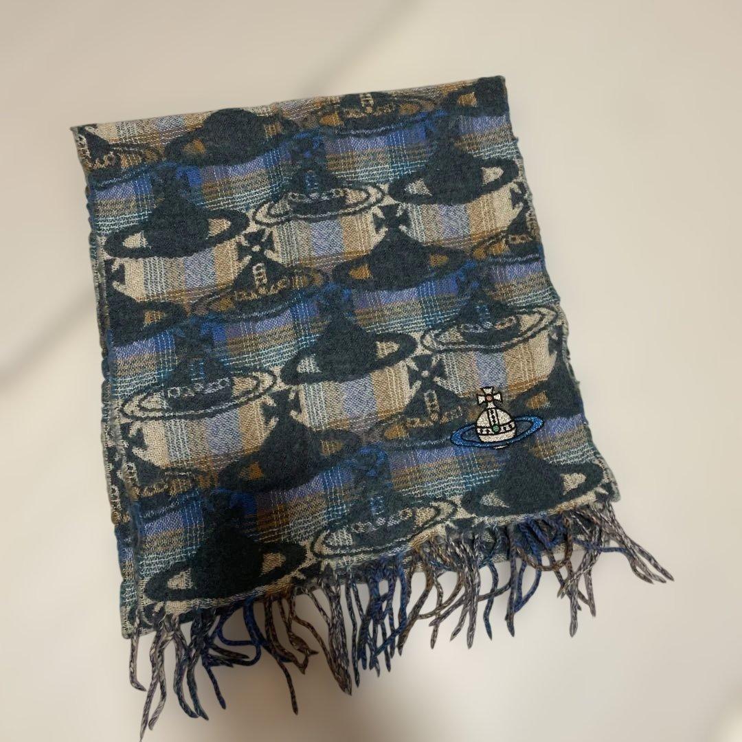 【美品】ヴィヴィアンウエストウッド　チェック柄　オーブ　ユニセックス