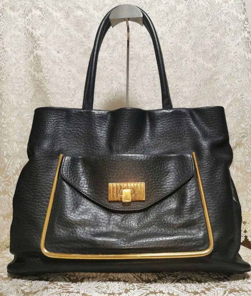 希少　クロエ　Chloe　Sally　トートバッグ　大容量　本革　イタリア型