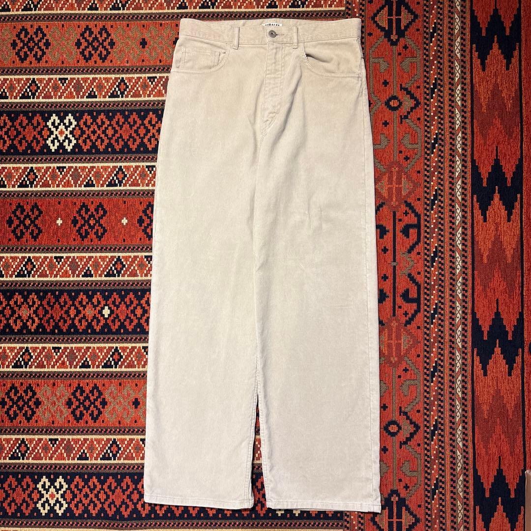 パンツ PIGMENT DYE FINX CORDUROY WIDE 5P PANTS