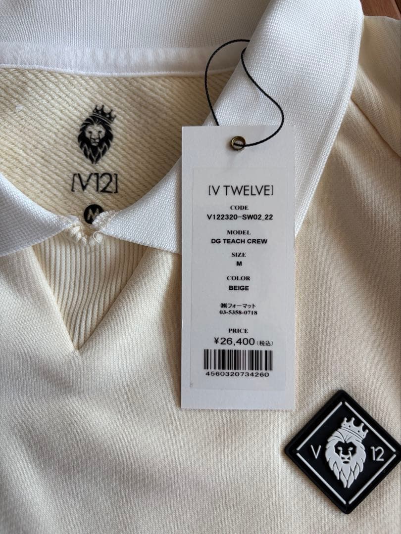 V12 メンズ　シャツ　M 新品　タグ付き