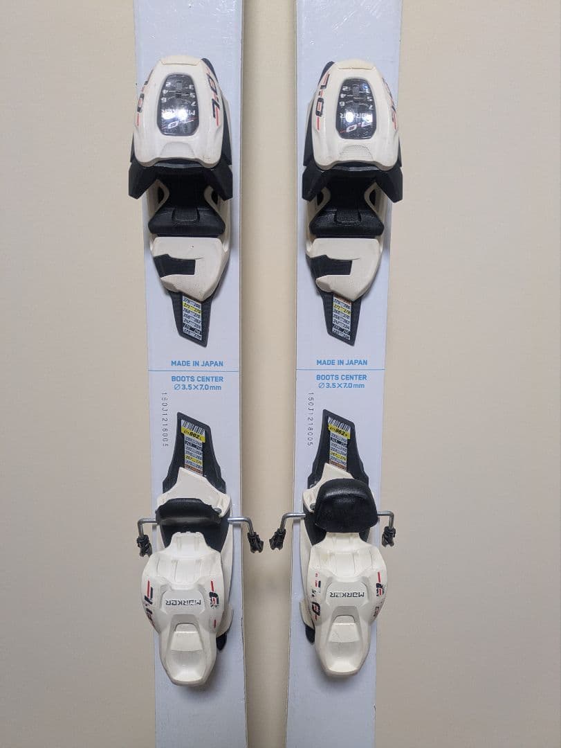 ヴェクターグライドnana ジュニアスキー板150cm 調整ビンディング付