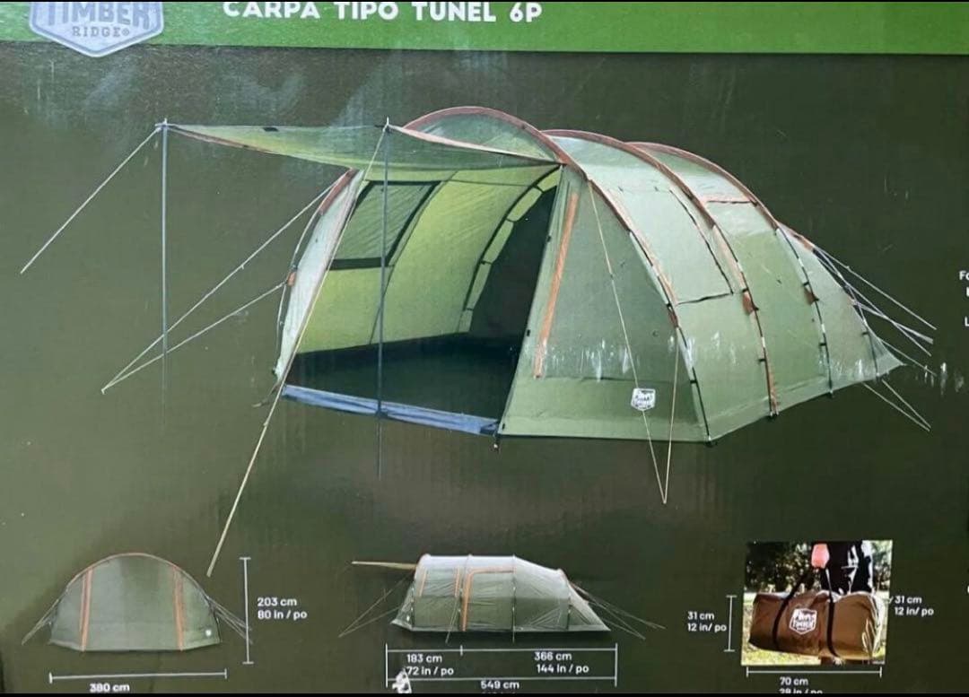 ティンバーリッジ ６人用トンネルテント Timber Ridge コストコ