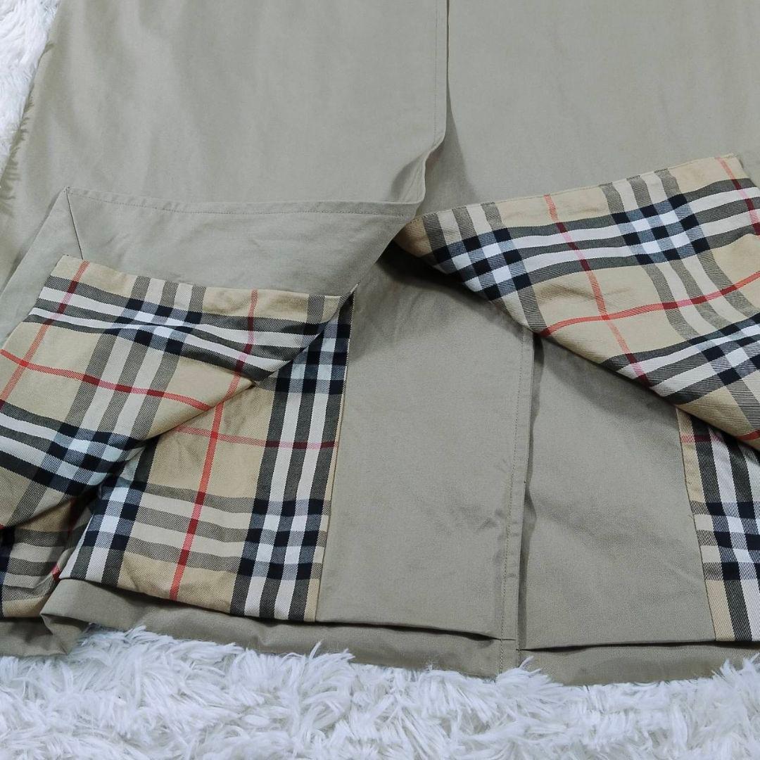バーバーリーズ ステンカラーコート ベージュ ノバチェック ベージュ