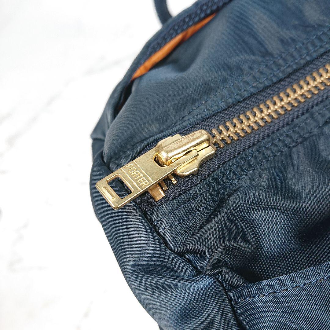 『美品』PORTER TANKER DUFFLEBAG（L）IRONBLUE