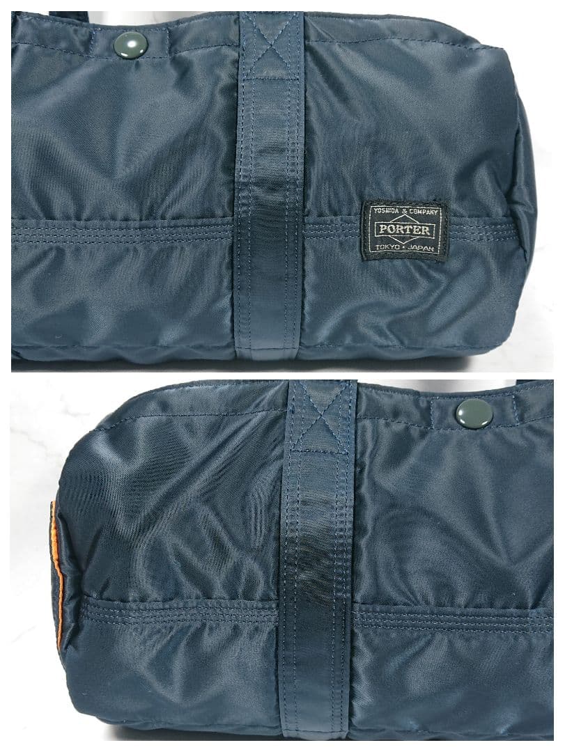 『美品』PORTER TANKER DUFFLEBAG（L）IRONBLUE