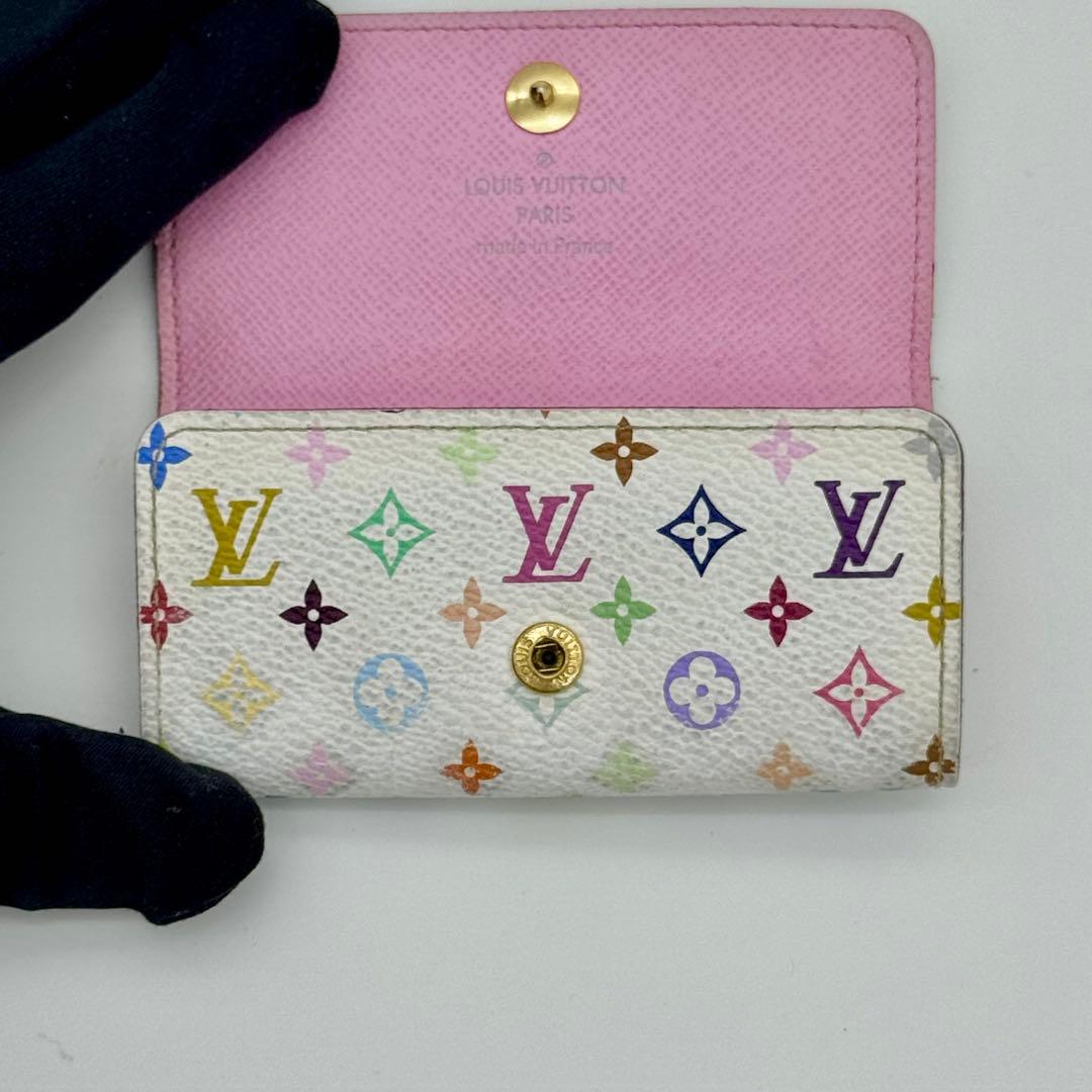 ✨良品✨ヴィトン ミュルティクレ4 モノグラム マルチカラー キーケース 4連