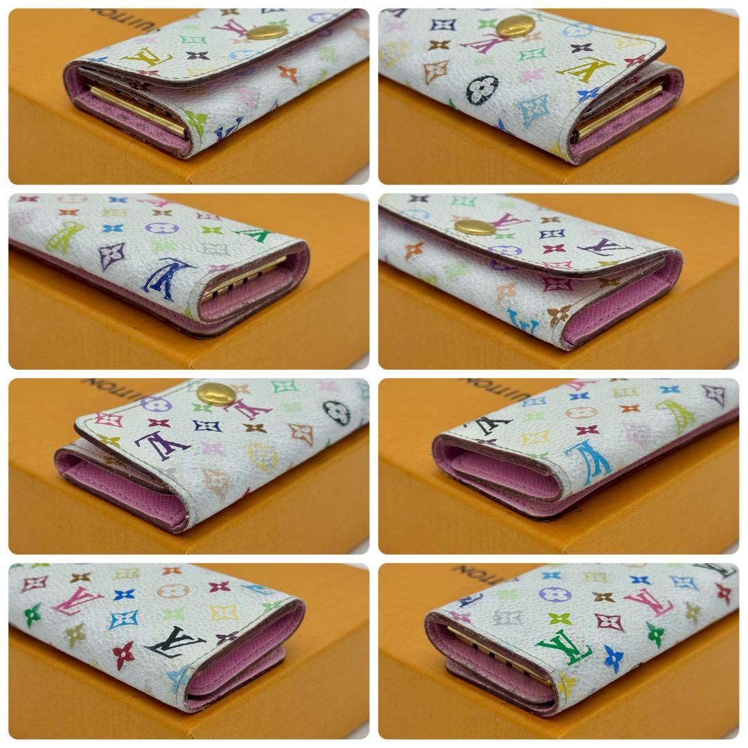 ✨良品✨ヴィトン ミュルティクレ4 モノグラム マルチカラー キーケース 4連