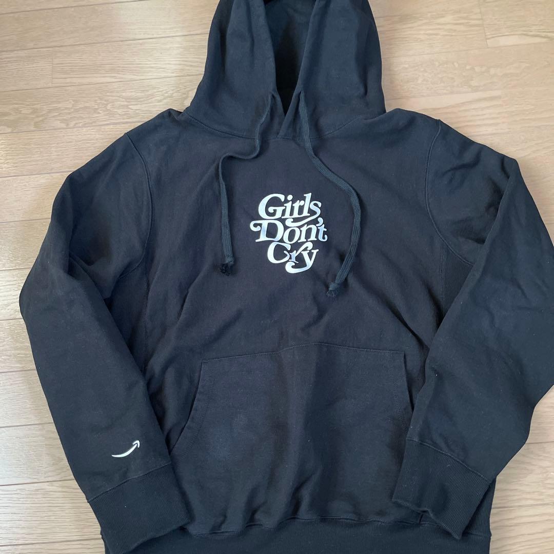Girls Don't Cry ガールズドントクライ パーカー 黒