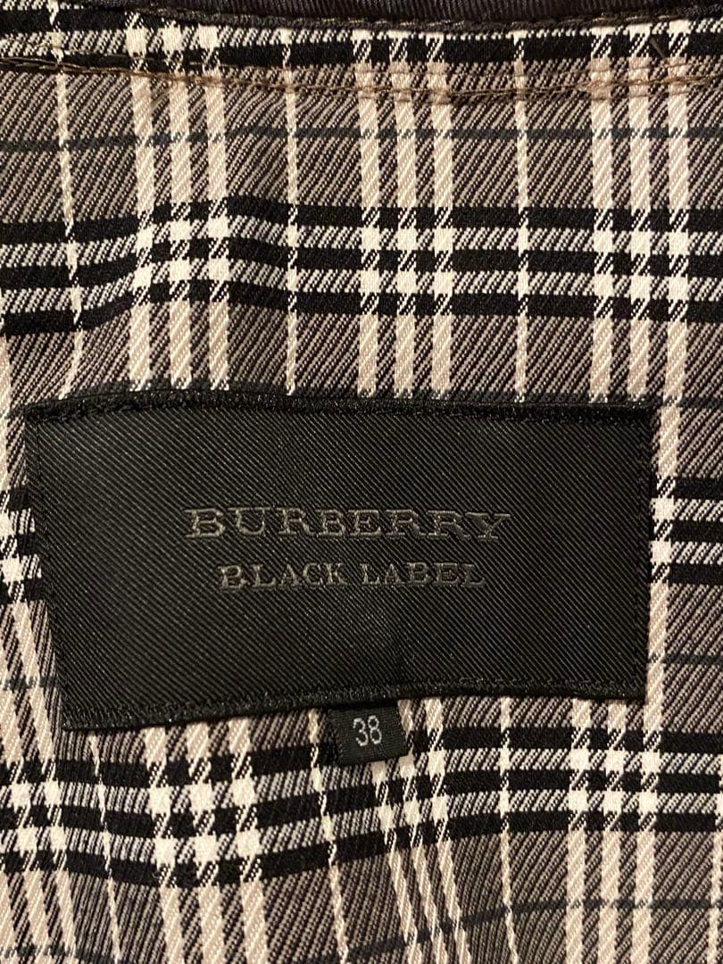 【美品】BARBERRYノーカラージャケット　38