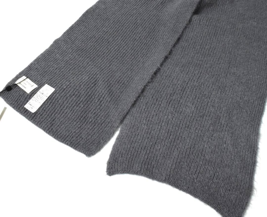 未使用 マッキントッシュ × バトナー モヘアニット マフラー グレー