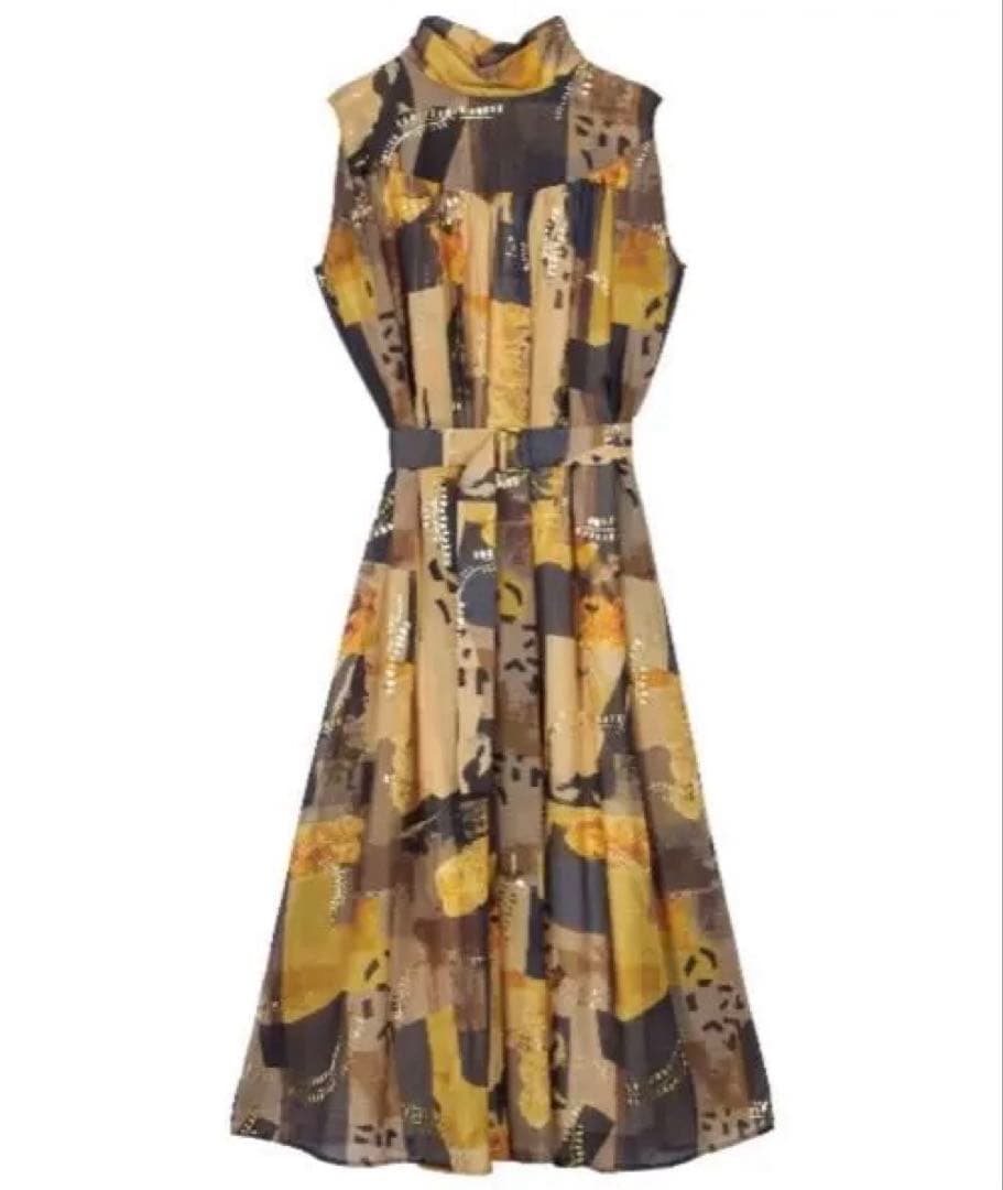 ワンピース ameri vintage EMILIE GATHER DRESS/M