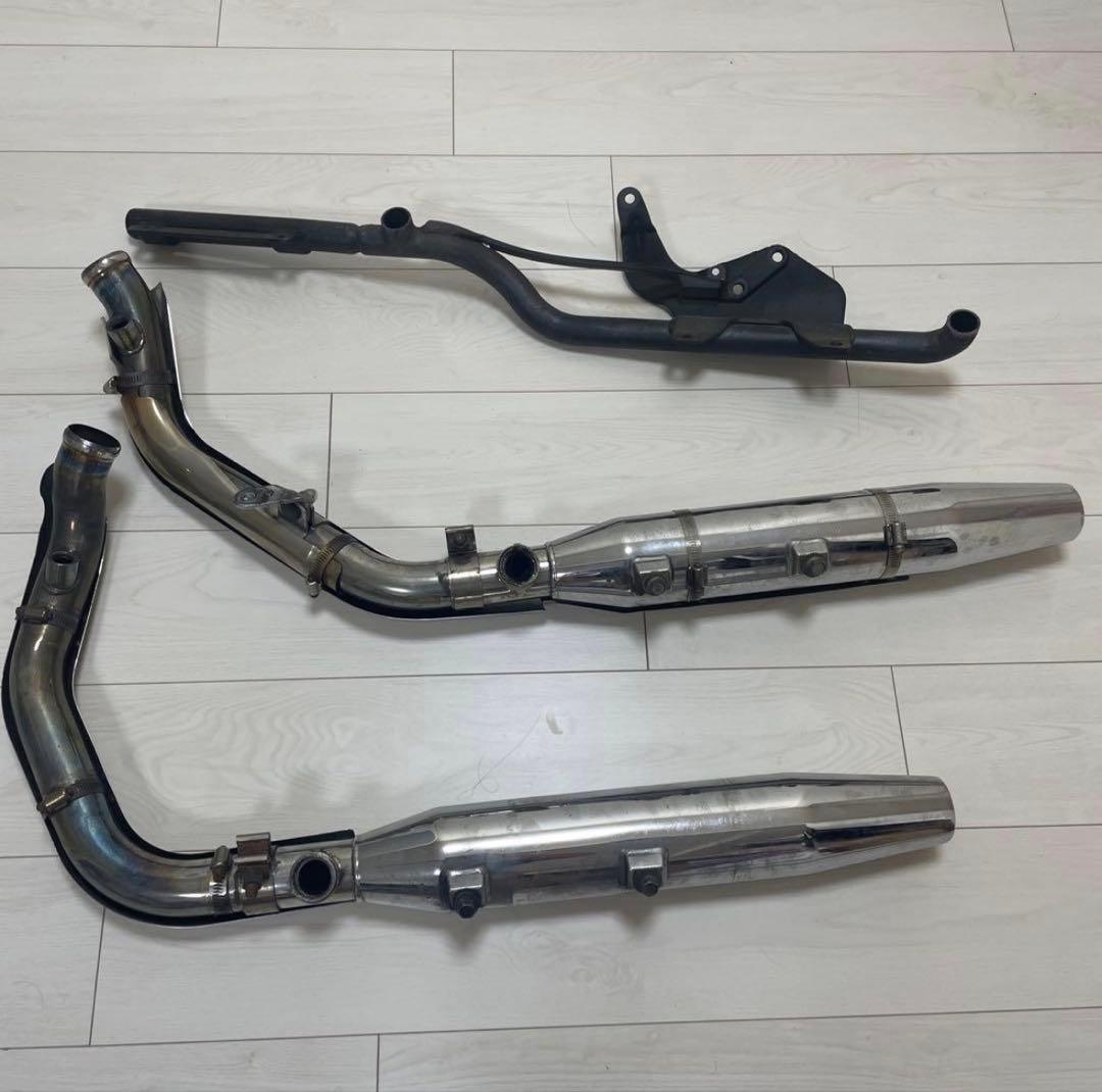 ハーレースポーツスター 04～純正外しフルエキマフラー