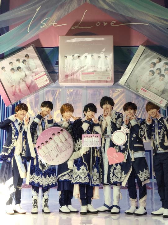 なにわ男子　アルバム　1st LOVE 3形態 ポスター缶バッチステッカー付き