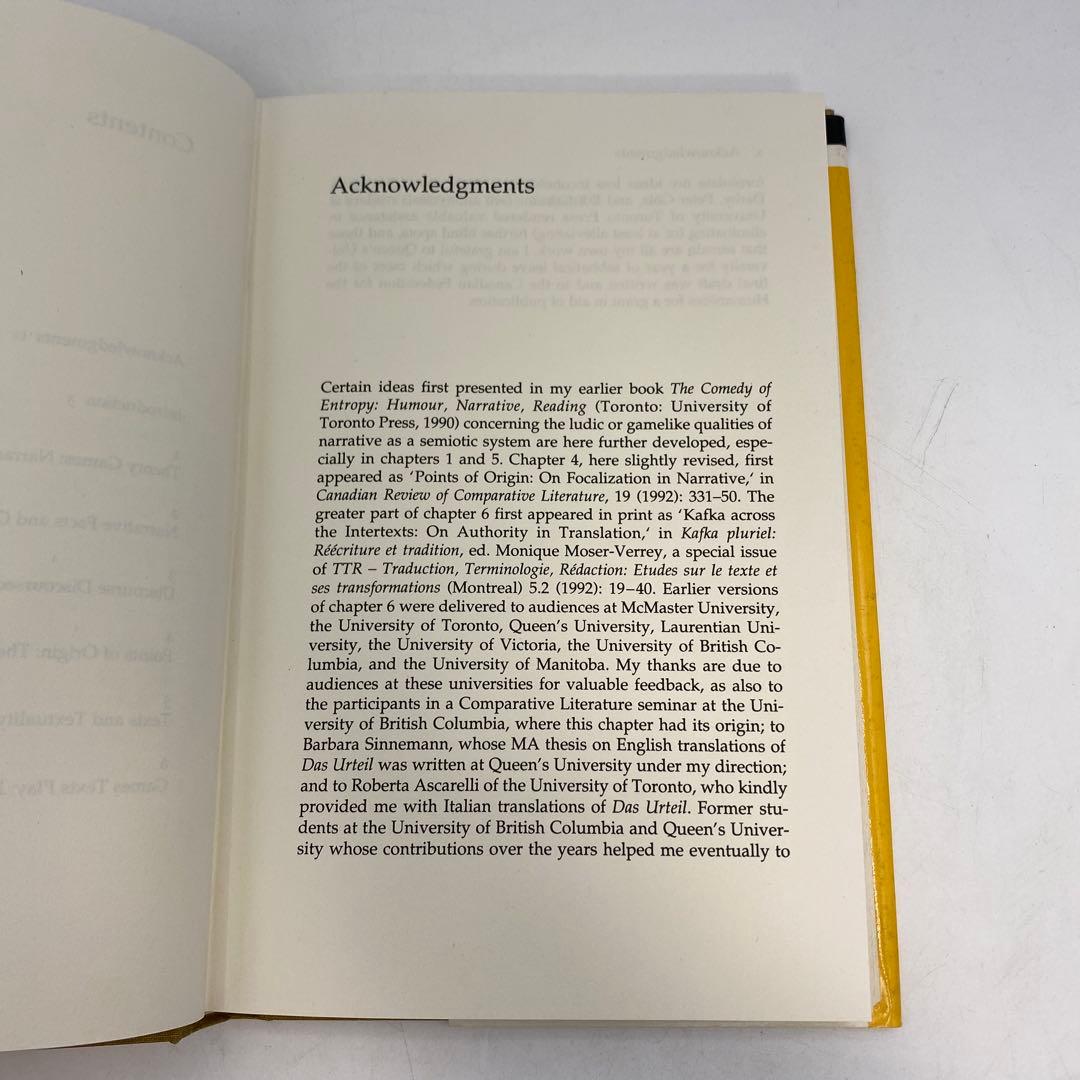 Fictions of Discourse 物語論の読み方